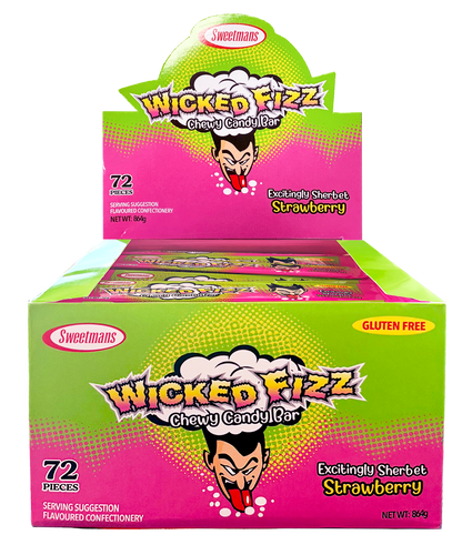 Wicked Fizz Strawberry Flavour 72 x 12g