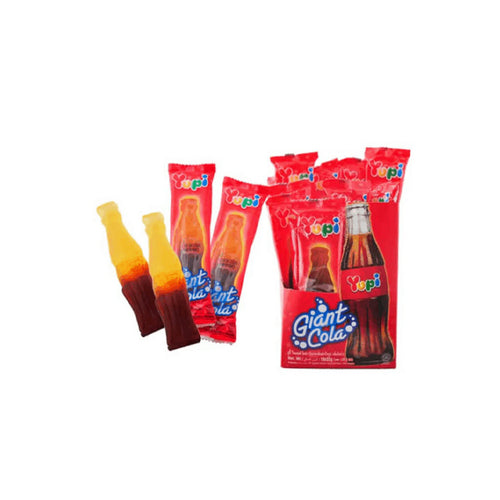 Yupi Giant Cola Bottle 18 x 32g