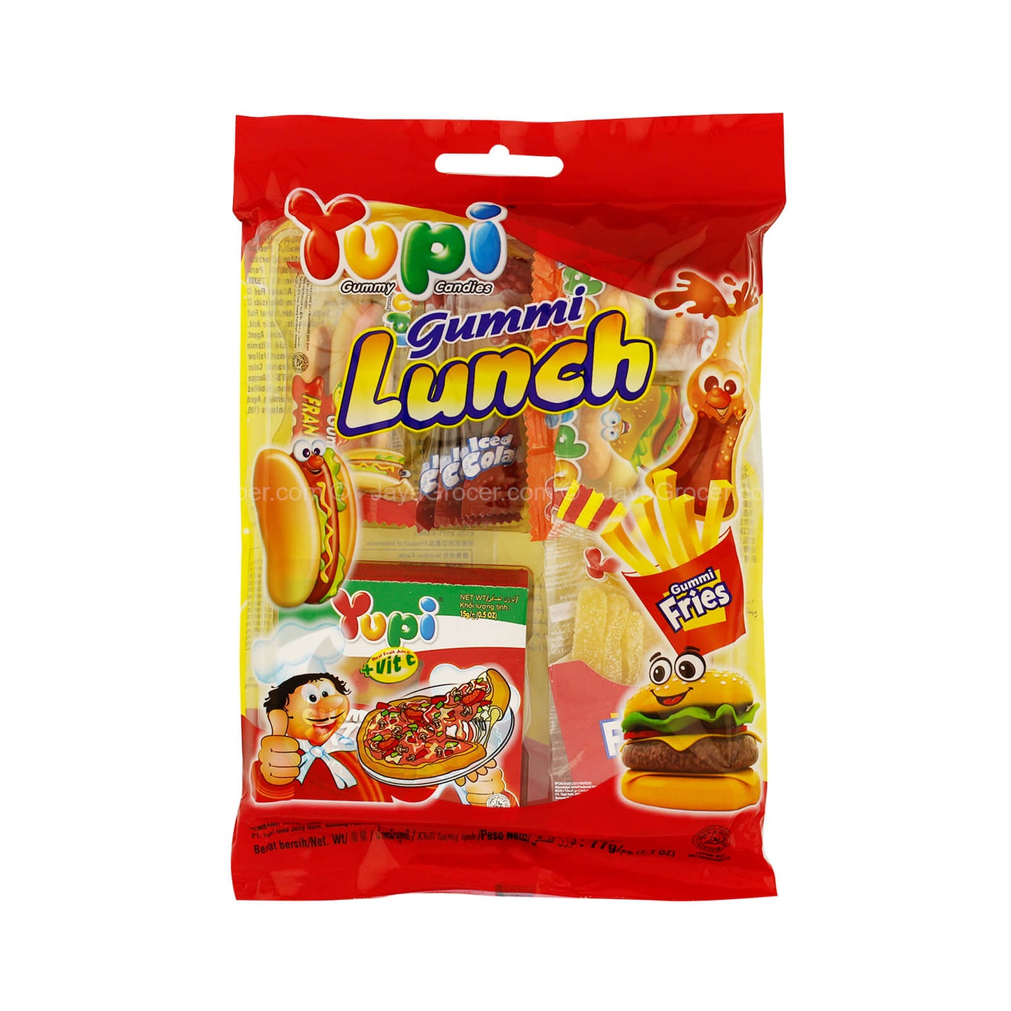 Yupi Gummi Lunch Bag 12 x 77g