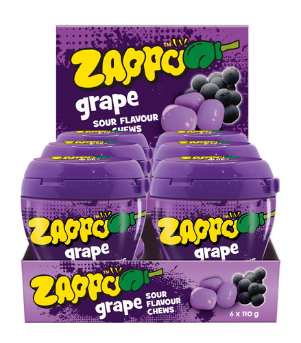 Zappo Grape Travel Cup 6 x 110g