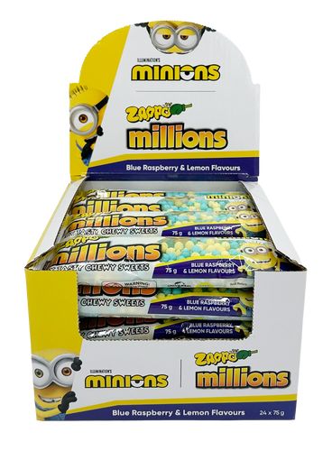 Zappo Millions Blue Raspberry & Lemon 24 x 75g
