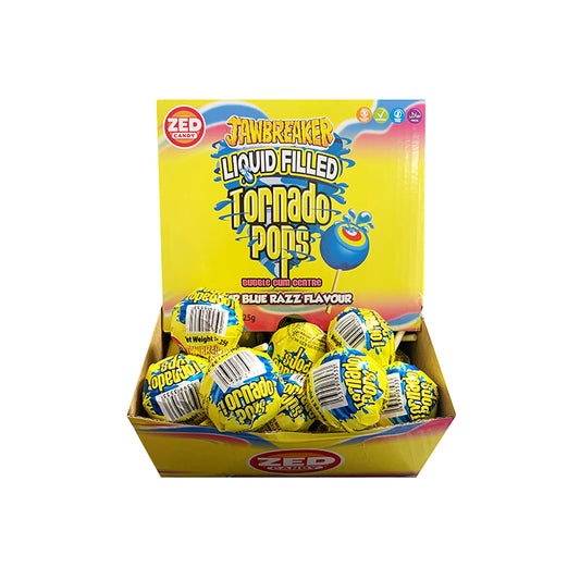 Tornado Pops Sour Blue Razz 40 x 33g