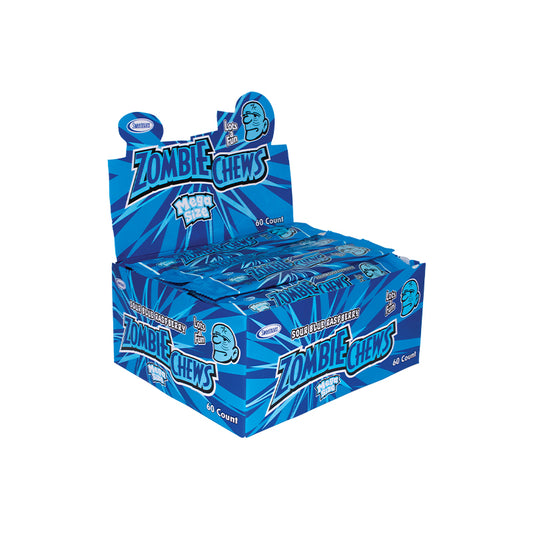 Zombie Chews Blue Raspberry Flavour 72 x 28g