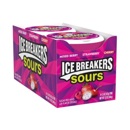 Ice Breakers Duo Fruit + Cool - Mixed Berry 8 x 42g