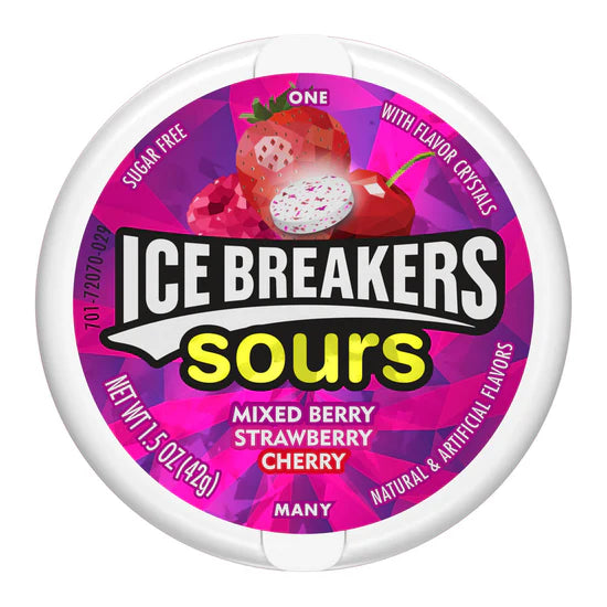 Ice Breakers Duo Fruit + Cool - Mixed Berry 8 x 42g