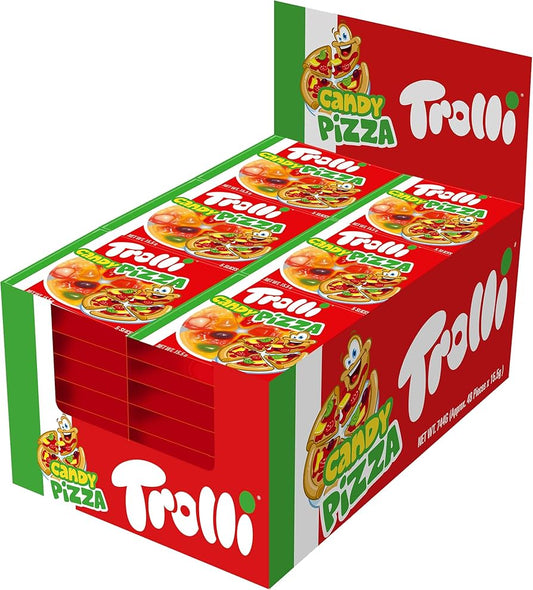 Trolli Pizza Display 5 slice 48 x 15.5g