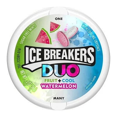 Ice Breakers Duo Fruit + Cool - Watermelon 8 x 36g